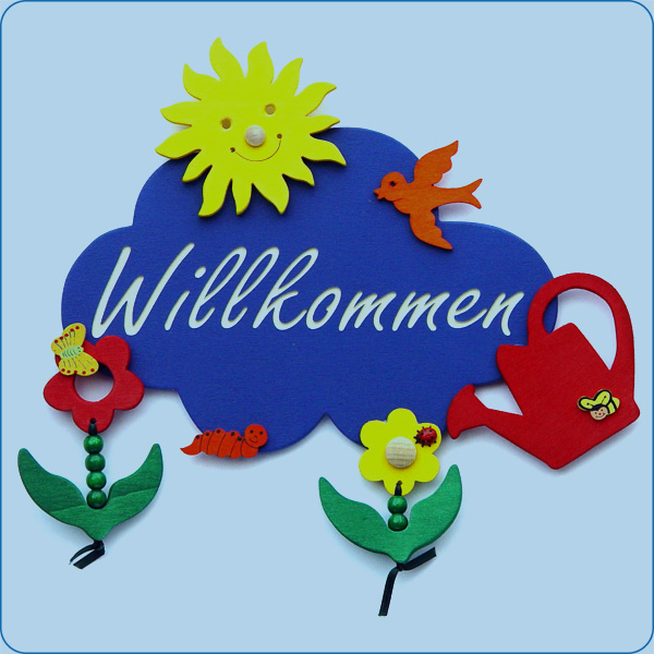 Garten (kl. Wolken-Türschild) Garten (kl. Wolken-Türschild)