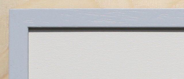 Holz-Rahmen Lichtgrau lackiert 60 cm x 25 cm. Holz-Rahmen Lichtgrau lackiert 60 cm x 25 cm.