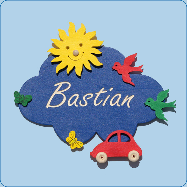 Auto (kl. Wolken-Türschild) Auto (kl. Wolken-Türschild)