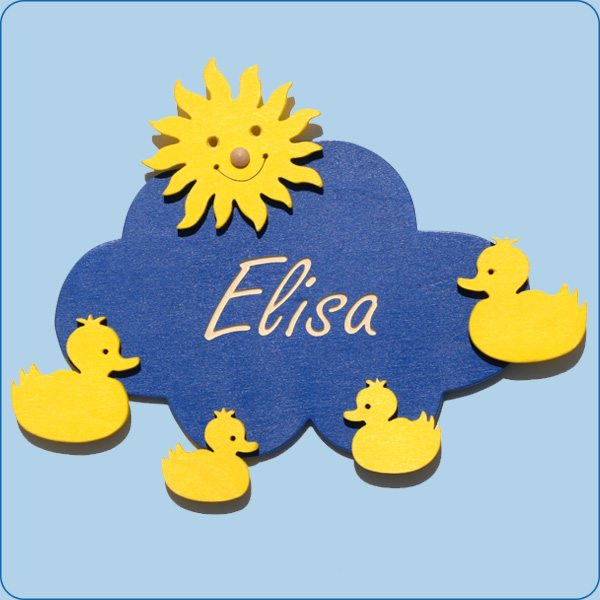 Enten (kl. Wolken-Türschild) Enten (kl. Wolken-Türschild)