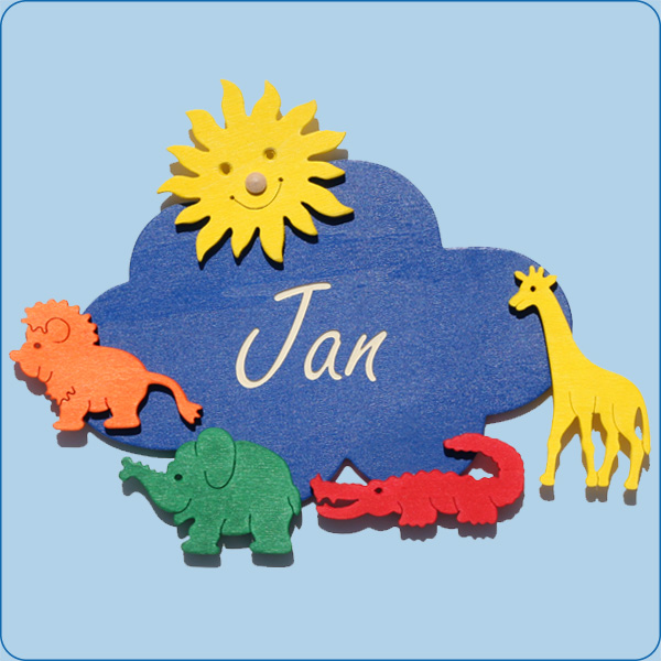 Zoo (kl. Wolken-Türschild) Zoo (kl. Wolken-Türschild)