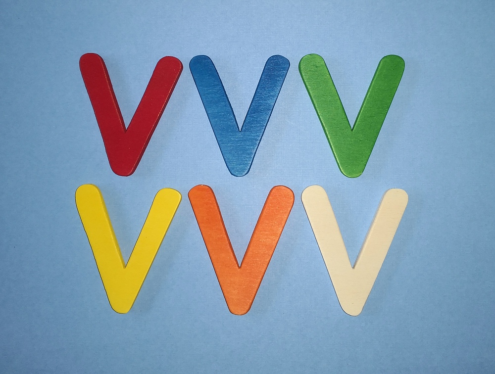 Buchstabe V Buchstabe V