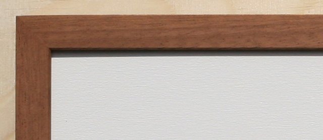 Holz-Rahmen Mahagoni natur 60 cm x 25 cm. Holz-Rahmen Mahagoni natur 60 cm x 25 cm.